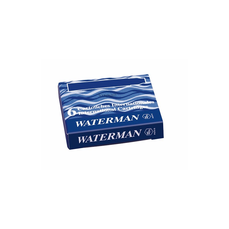 Naboje International (6 Szt) Niebieski Floryda S0110950 Waterman