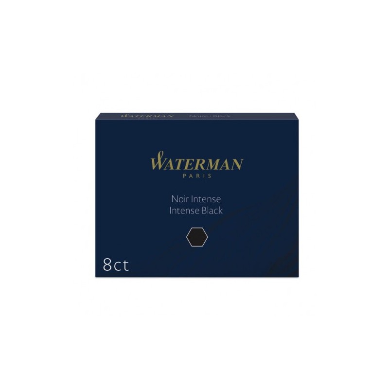 Naboje Standard Waterman (8Szt.) Czarny, S0110850