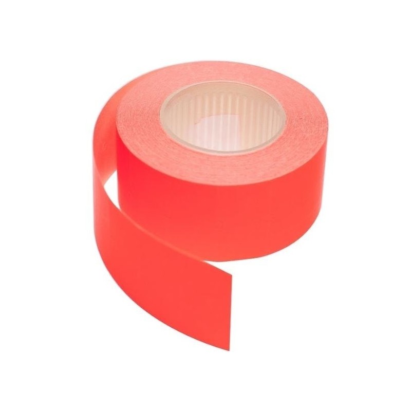 Taśma Do Metkownicy 1Rzędowa 22X12Mm Prosta Czerwona