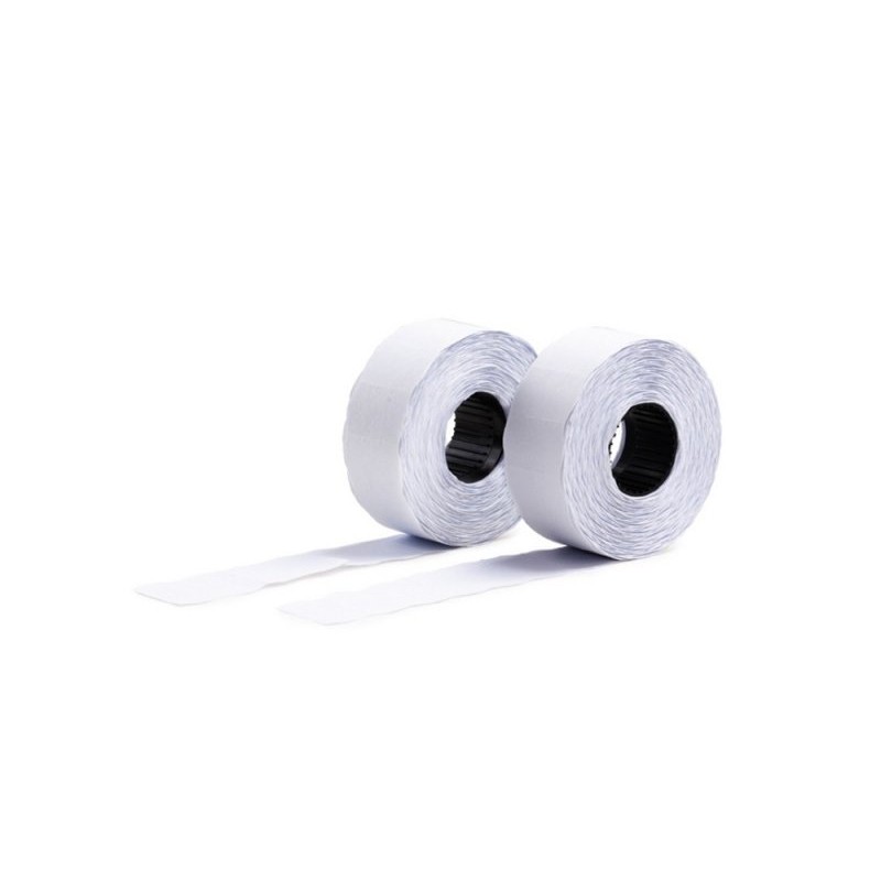 Taśma Do Metkownicy 2Rzędowa 26X16Mm Prosta Biała