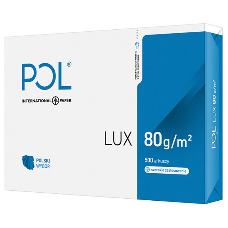 Papier Xero A3 Pollux 80G Klasa Białości B