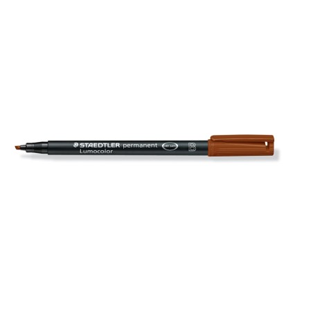 Foliopis Lumocolor, B, Wodoodporny, Brązowy, Staedtler S 314-7