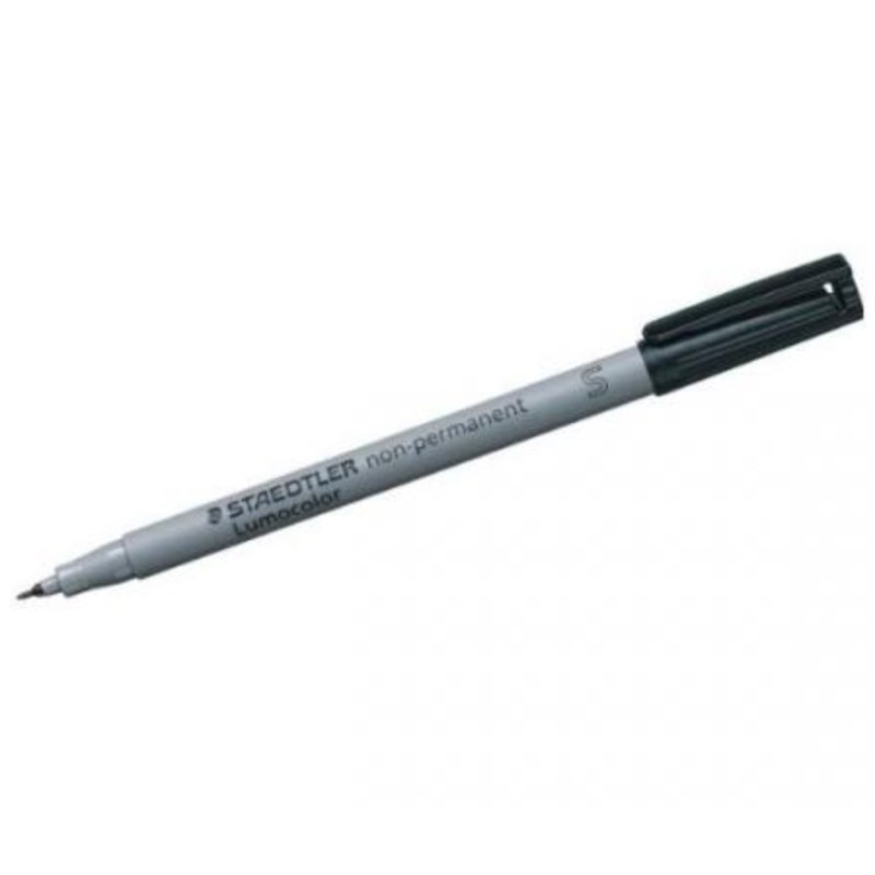 Foliopis Lumocolor, S, Zmywalny, Czarny, Staedtler S 311-9