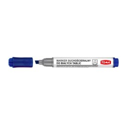 Marker Do Białych Tablic Toma, Końcówka Ścięta, Niebieski To-267 Toma Suchościeralny (X)