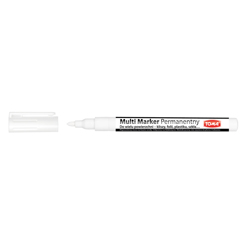 Marker Permanentny Multi Marker 1,5Mm, Biały To-333 00 Toma