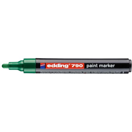Marker Lakierowy Okrągła Końcówka 2-3 Mm Zielony Edding 790/004/Zi