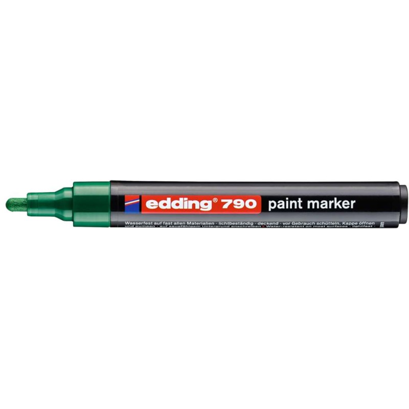 Marker Lakierowy Okrągła Końcówka 2-3 Mm Zielony Edding 790/004/Zi