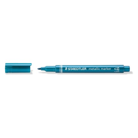Marker Metaliczny Metallic Marker, Okrągła Końcówka, Niebieski, Staedtler S 8323-373