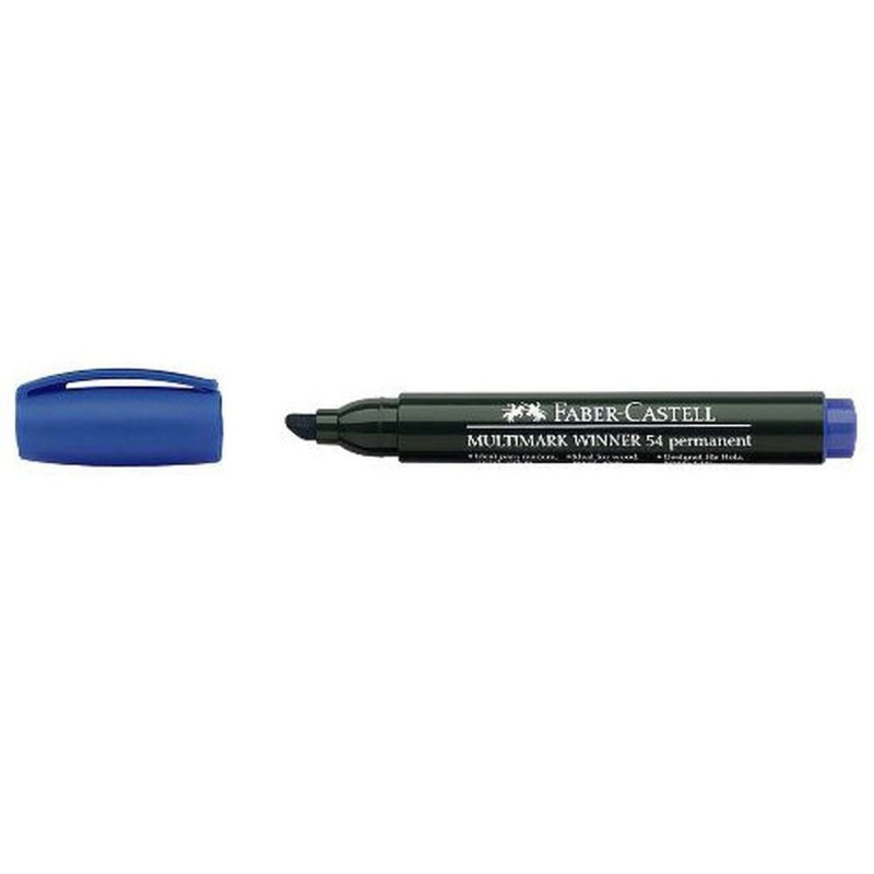 Marker Permanentny Ścięta Końcówka Fc157951 Niebieski Faber Castel