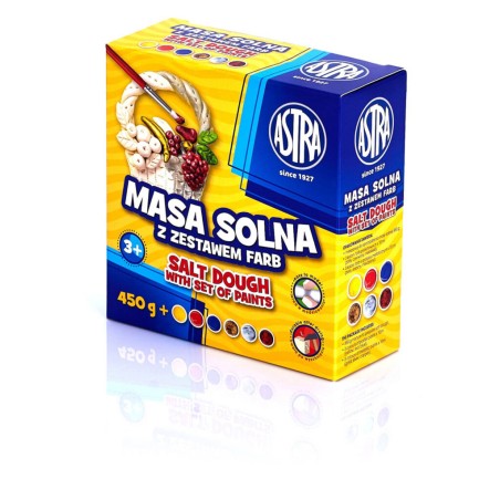 Masa Solna  Astra 450G + 6 Kolorów Farb Do Malowania, 324109001 .