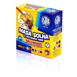 Masa Solna  Astra 450G + 6 Kolorów Farb Do Malowania, 324109001 .
