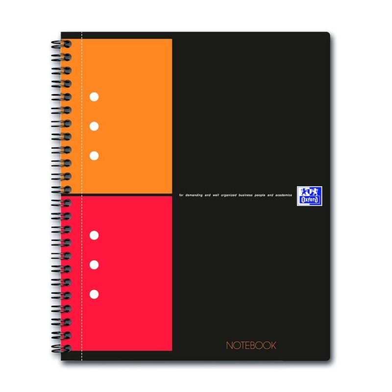 Kołonotatnik A5 80 Kartek, Kratka / Tagi, International, Oxford, 100101849