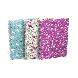Kołonotatnik B5 60 Kartek Linia/Tagi Floral Oxford 400094959