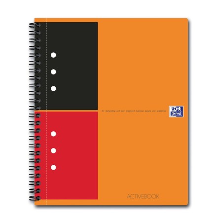 Kołonotatnik A5 80 Kartek, Linia / Tagi, International Activebook, Oxford, 100104067