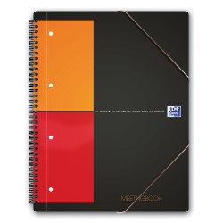 Kołonotatnik A4 80 Kartek, Kratka / Tagi, International Meetingbook, Oxford, 100100362