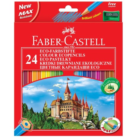 Kredki Zamek 24Kolory Fc111224/120124 Op.kartonowe Faber-Castell
