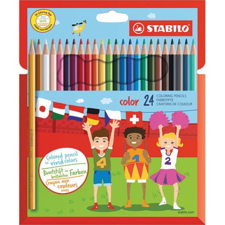 Kredki Color Kpl 24 Szt. Pud. Z Zawieszką 1924/77-11 Stabilo (X)