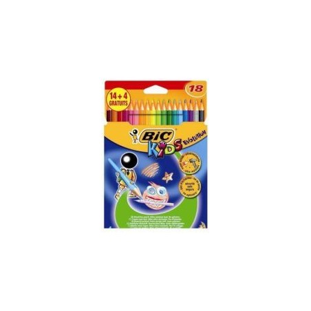 Kredki Evolution Stripes 14+4 9505241