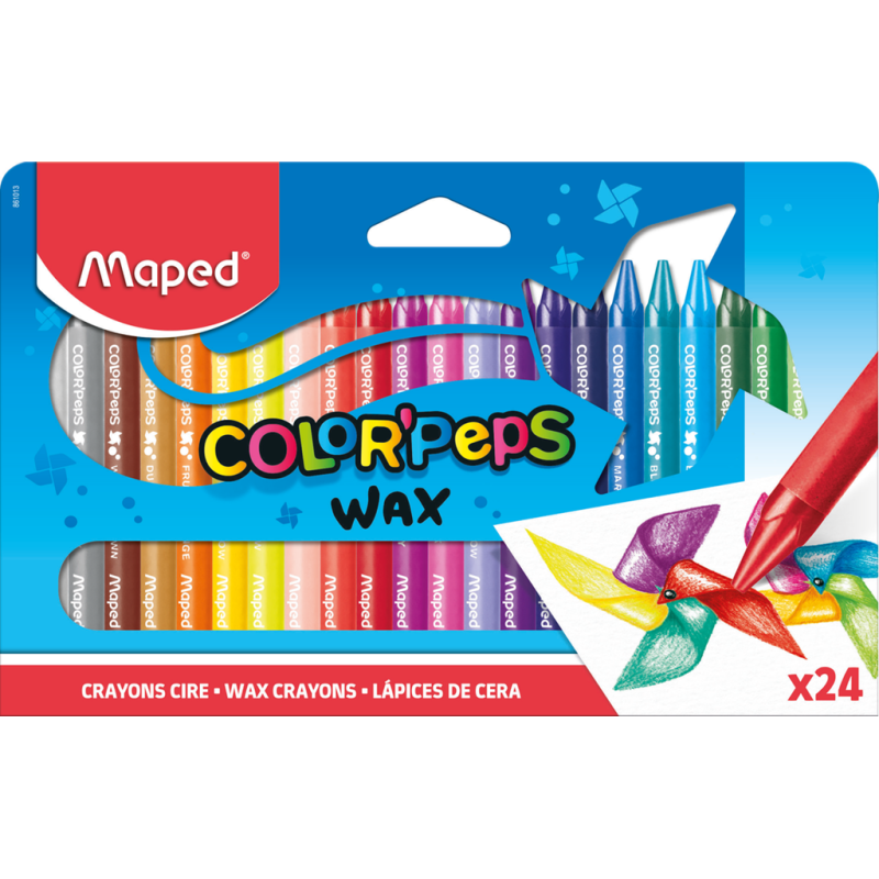Kredki Colorpeps Świecowe 24 Kolorów 861013 Maped