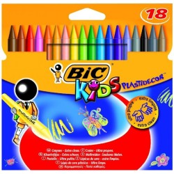 Kredki Świecowe Bic Kids Plastidecor 18Kol., 8297711