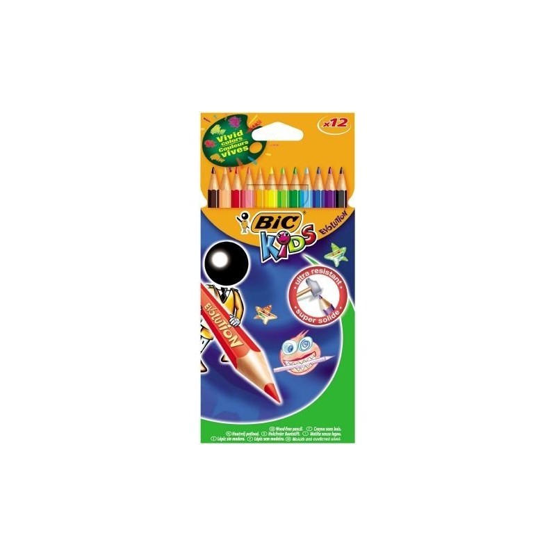 Kredki Ołówkowe Bic Kids Evolution Ecolutions  82902912