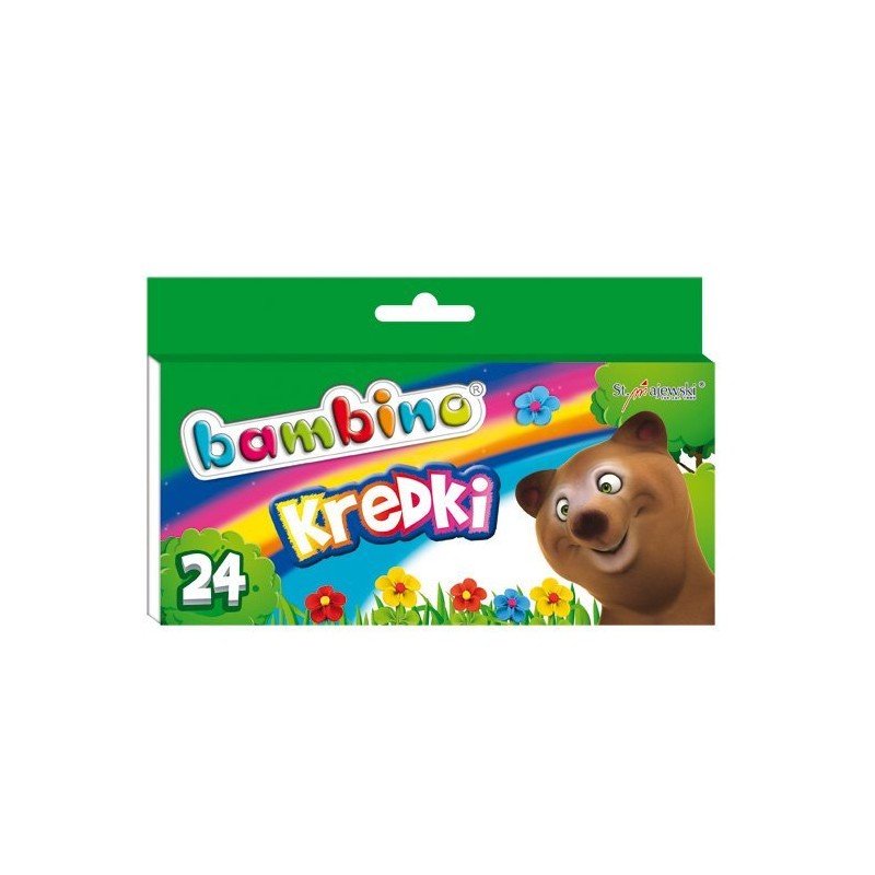 Kredki Bambino 24Kolory W Pudełku Kartonowym St.majewski