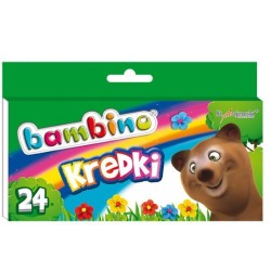 Kredki Bambino 24Kolory W Pudełku Kartonowym St.majewski