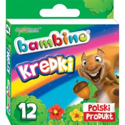 Kredki Bambino 12Kolorów W Pudełku Kartonowym St.majewski