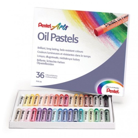 Pastele Olejne 36 Kolorów  Phn-36 Pentel
