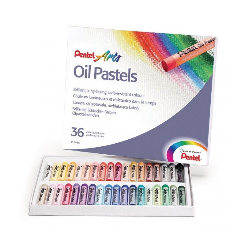 Pastele Olejne 36 Kolorów  Phn-36 Pentel