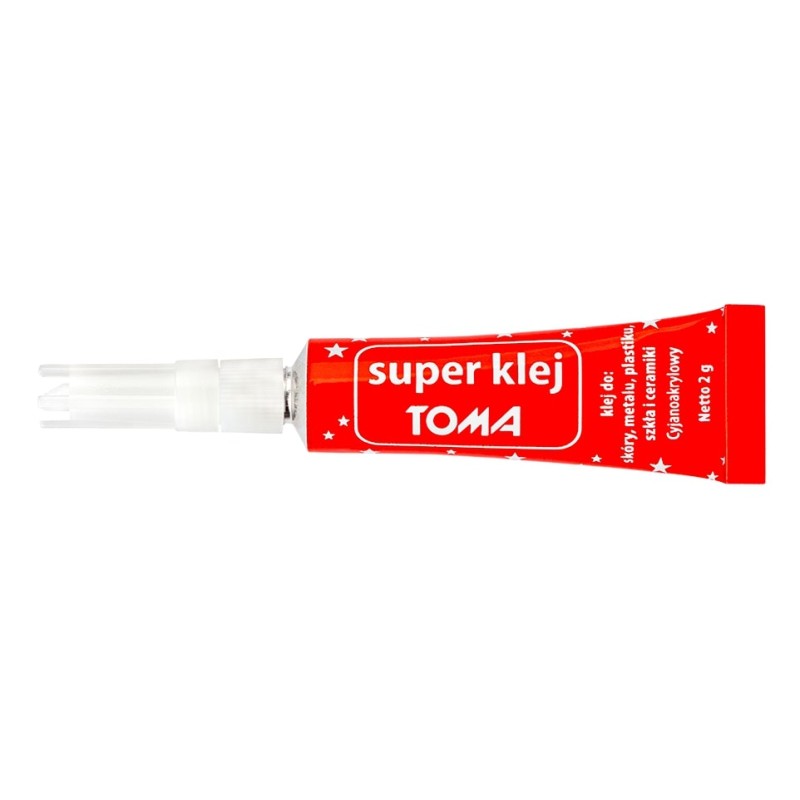 Klej Uniwersalny Super-Toma, Cyjanoakrylanowy To 465 Przezroczysty 2 G