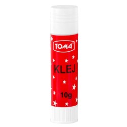 Klej Biurowy W Sztyfcie 10G, Biały To-460 Toma