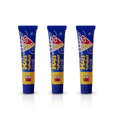 Klej Biały Szkolny 50G Tuba Jedność