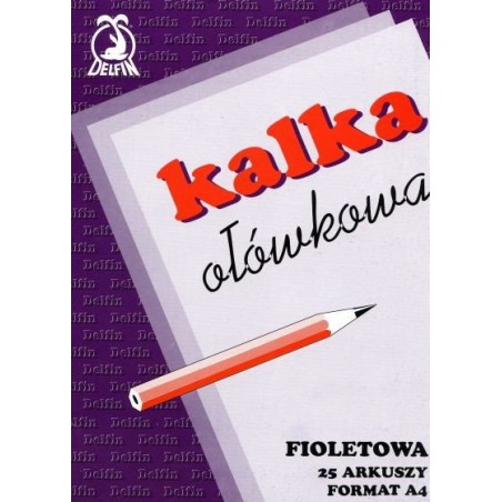 Kalka Ołówkowa A4/25 Ark. Delfin