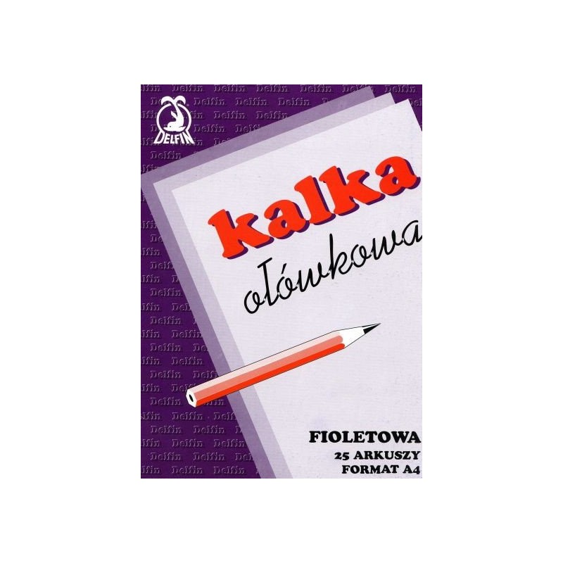 Kalka Ołówkowa A4/25 Ark. Delfin