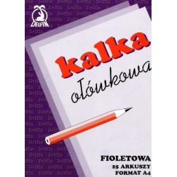 Kalka Ołówkowa A4/25 Ark. Delfin