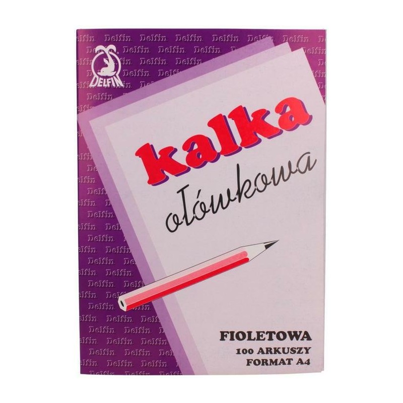 Kalka Ołówkowa A4/100 Ark. Delfin
