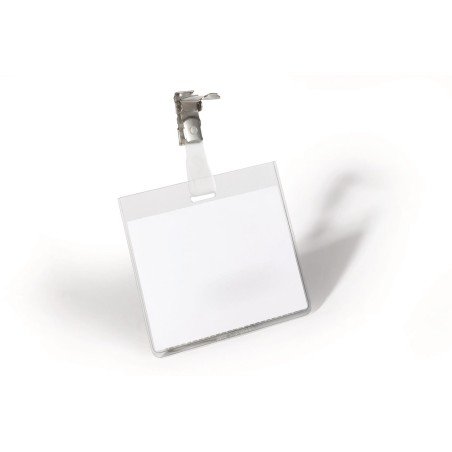 Identyfikator 60X90 Mm Z Obrotowym Klipem, Przezroczysty (25) 800319 Durable