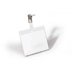 Identyfikator 60X90 Mm Z Obrotowym Klipem, Przezroczysty (25) 800319 Durable