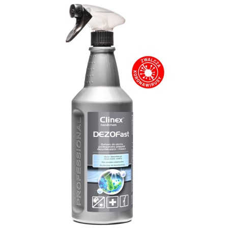 Clinex Płyn Do Dezynfekcji Powierzchni  Dezofast 1L 77014 Bezaldehydowy