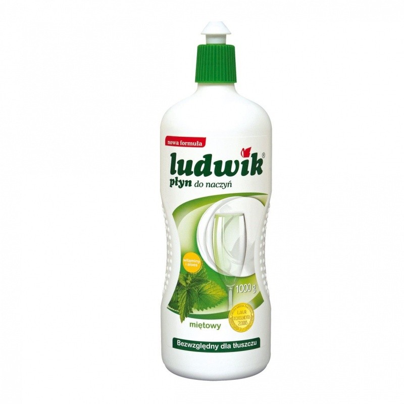 Ludwik Płyn Do Mycia Naczyń 900G Miętowy 028133