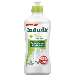 Ludwik Płyn Do Mycia Naczyń 450G Zielone Jabłuszko 28119