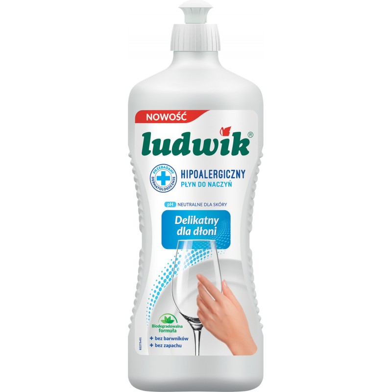 Ludwik Płyn Do Mycia Naczyń 900G Hipoalergiczny 028300