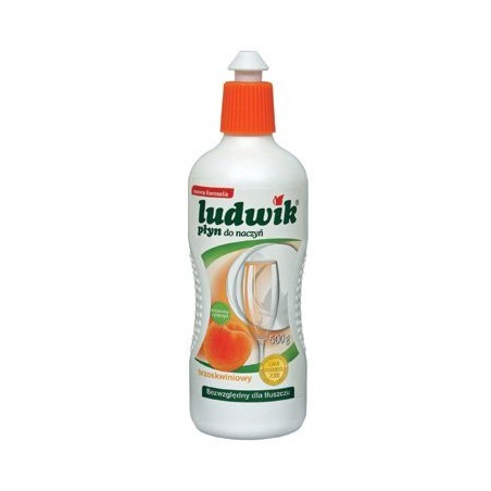 Ludwik Płyn Do Mycia Naczyń 450G Brzoskwiniowy Z Lanoliną 28249