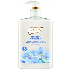 Luksja Mydło W Płynie Z Dozownikiem 500 Ml Linseed&Rice Milk 8896