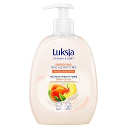 Luksja Mydło W Płynie Z Dozownikiem 500 Ml Peach&White Tea