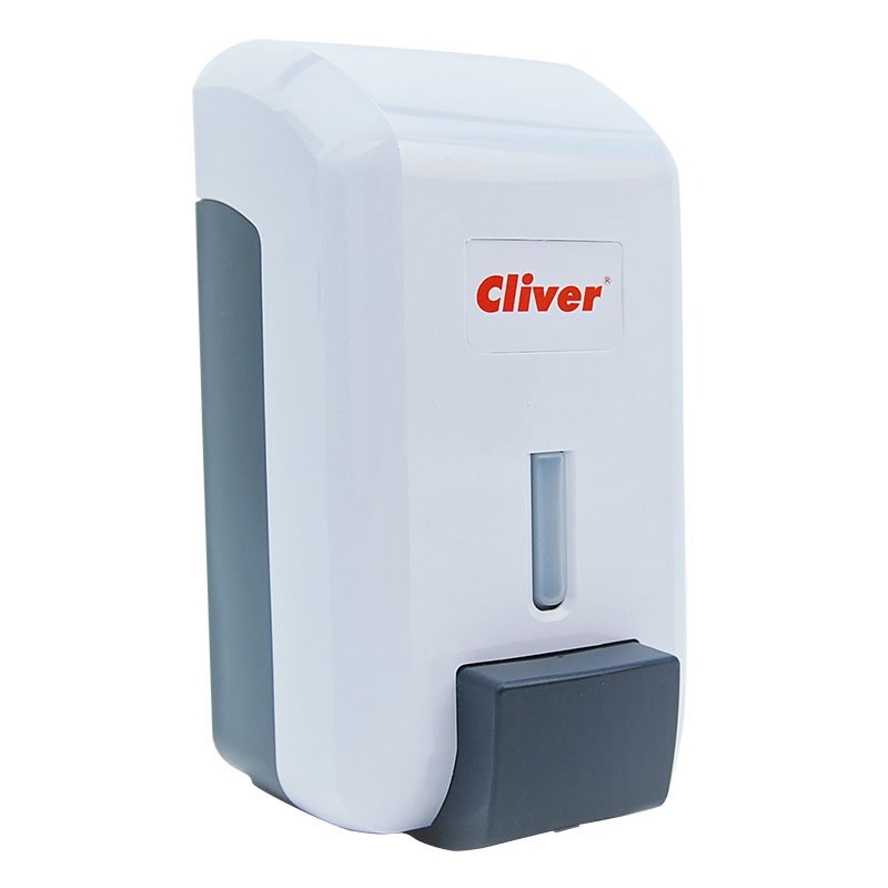 Podajnik Do Mydła, Żelu, Płynu Do Dezynfekcji 700Ml Biały Cliver 0970