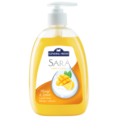 Mydło W Płynie Sara 500Ml Mango I Cytryna General Fresh  11021