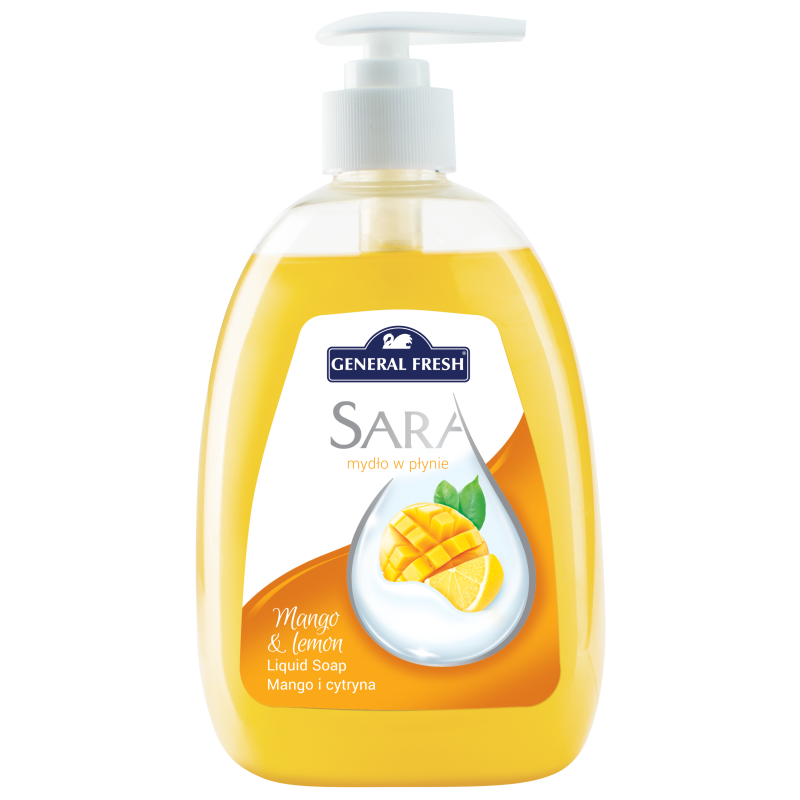Mydło W Płynie Sara 500Ml Mango I Cytryna General Fresh  11021