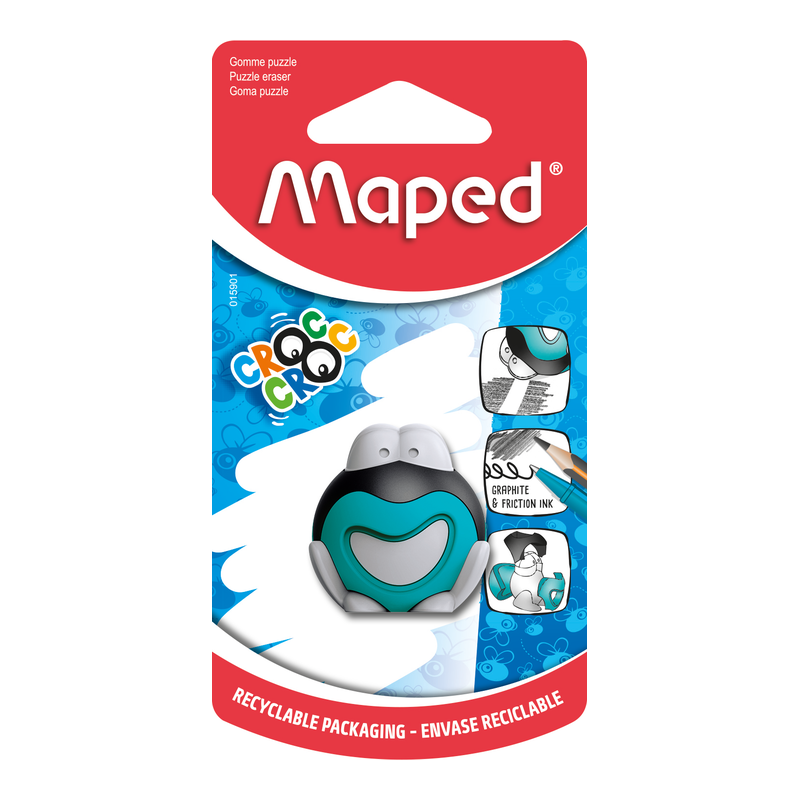 Gumka Croc Croc Żaba Niebieski 015901 Maped